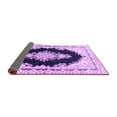 thumbnail image 2 of Ahgly Company Indoor Rectangle Medallion Purple Traditional Area Rugs, 2' x 5', 2 of 4
