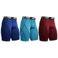 thumbnail image 1 of Pantalones cortos de compresión para hombre de 3 piezas, de secado rápido, elásticos, transpirables, Abanopi Pantalones cortos deportivos para hombre, 1 of 7