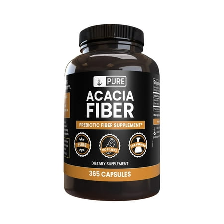 Pure Original Ingredients Acacia Fiber 365 Capsules No Magnesium Or Rice Fillers, Always Pure, Lab Verified