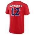 thumbnail image 3 of Men's Kyle Schwarber Red Philadelphia Phillies Winning Streak Name & Number T-Shirt, 3 of 3