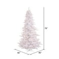 thumbnail image 3 of Vickerman 6.5' White Fir Artificial Christmas Tree with 600 Warm White LED Lights, 3 of 3