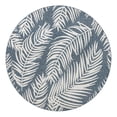 thumbnail image 2 of Unique Loom Outdoor Botanical Collection Area Rug - Palm (12' Round Blue/Navy Blue), 2 of 6