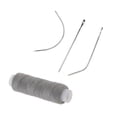 thumbnail image 1 of Juego de 5 hilos de Algodón Strade Fareast Limited para Extensiones de Cabello Gris Oscuro, 1 of 6
