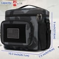 thumbnail image 4 of Bolsa Térmica Táctica FlowFly Mediana Negra con Camuflaje, 4 of 9