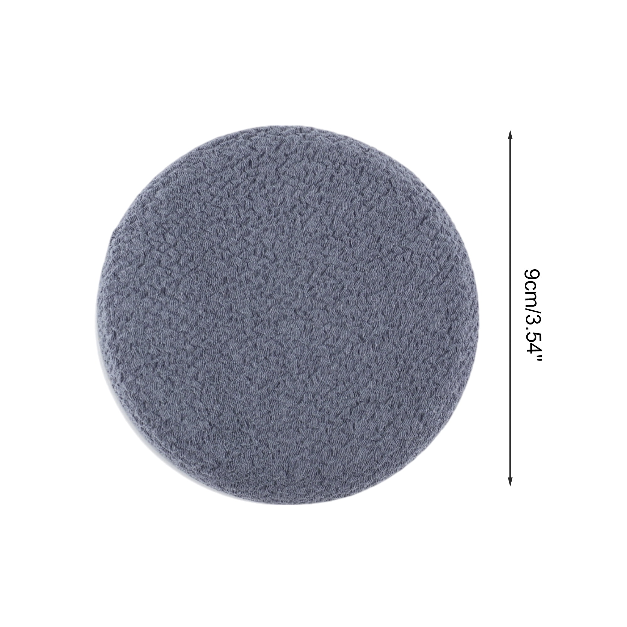 Unique Bargains Handle Bath Brush Body Scrubber for Bathroom 3.54"x2.75" 1 Set Gray