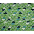 thumbnail image 4 of oneOone Polyester Lycra Dusty Green Fabric Circle Geometric Craft Projects Decor Fabric Printed By The Yard 56 Inch Wide, 4 of 4