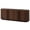 Walnut + MDF + Primary Living Space, variant on FENGFAN Mid Century Fluted Tambour TV Stand for 70 Inch TV MDF Adjustable Shelves Black 1 Pack