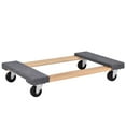 thumbnail image 4 of Costway 4PCS 30" x 18" Dolly Moving Carrier Mover Handle Casters 1000lb, 4 of 8