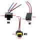 thumbnail image 4 of 1 pieza H4 H7 H11 H13 H16 5202 adaptador hembra de enchufe de arnés de cableado de coleta soporte de conector para reequipamiento de luz antiniebla de faro, 4 of 5