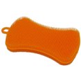 thumbnail image 4 of Silicone Sponges Dish Scrubber Kitchen Wash Heat-Resistant Non-Stick Cleaning Brush Random Color, 4 of 8