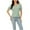 Green, variant on Xixinqiwan Short Sleeve Shirt for Women Solid Round Neck T Shirts Summer Casual Loose Basic Tee Tops