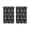 Halloween-themed774, variant on Halloween Aesthetic 2 Pack Kitchen Curtains Featuring Bat and Ghost Print, Vintage Horror Rod Pocket Curtains 27.5x24in(70x60cm) Kitchen Curtains