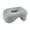 Light Gray, variant on deevoka Office Napping Pillow Napping Face Pillow Lightweight for Side, Back and Stomach Dark Gray