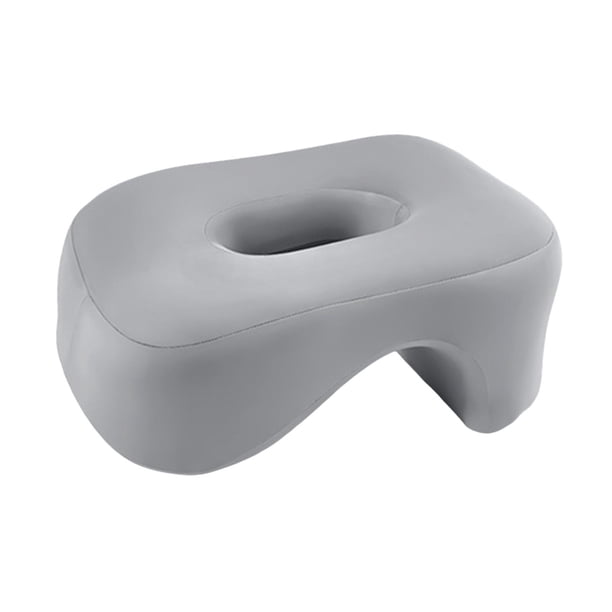 Almohada para dormir la siesta en la oficina Almohada para la cara Cómoda almohada de escritorio Almohada ligera de apoyo para el cuello en la oficina Gris claro