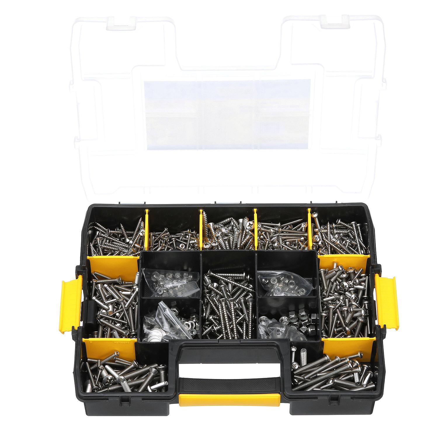 Seachoice 59436 Stainless Steel Tapping and Machine Screw Kit, 1,008 Piece
