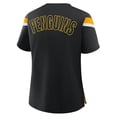 thumbnail image 5 of Women's Fanatics Black Pittsburgh Penguins Offside Athena T-Shirt, 5 of 7