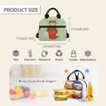 thumbnail image 7 of Yuyamidu Frog Lunch Box for Girls 6-8 Strawberry Insulated Lunch Bag for Kids 2nd Grade/3rd Grade Adorable Cooler Bag Easy to Clean Lunch Tote Bag Student Lunch Food Container, Green, 7 of 7