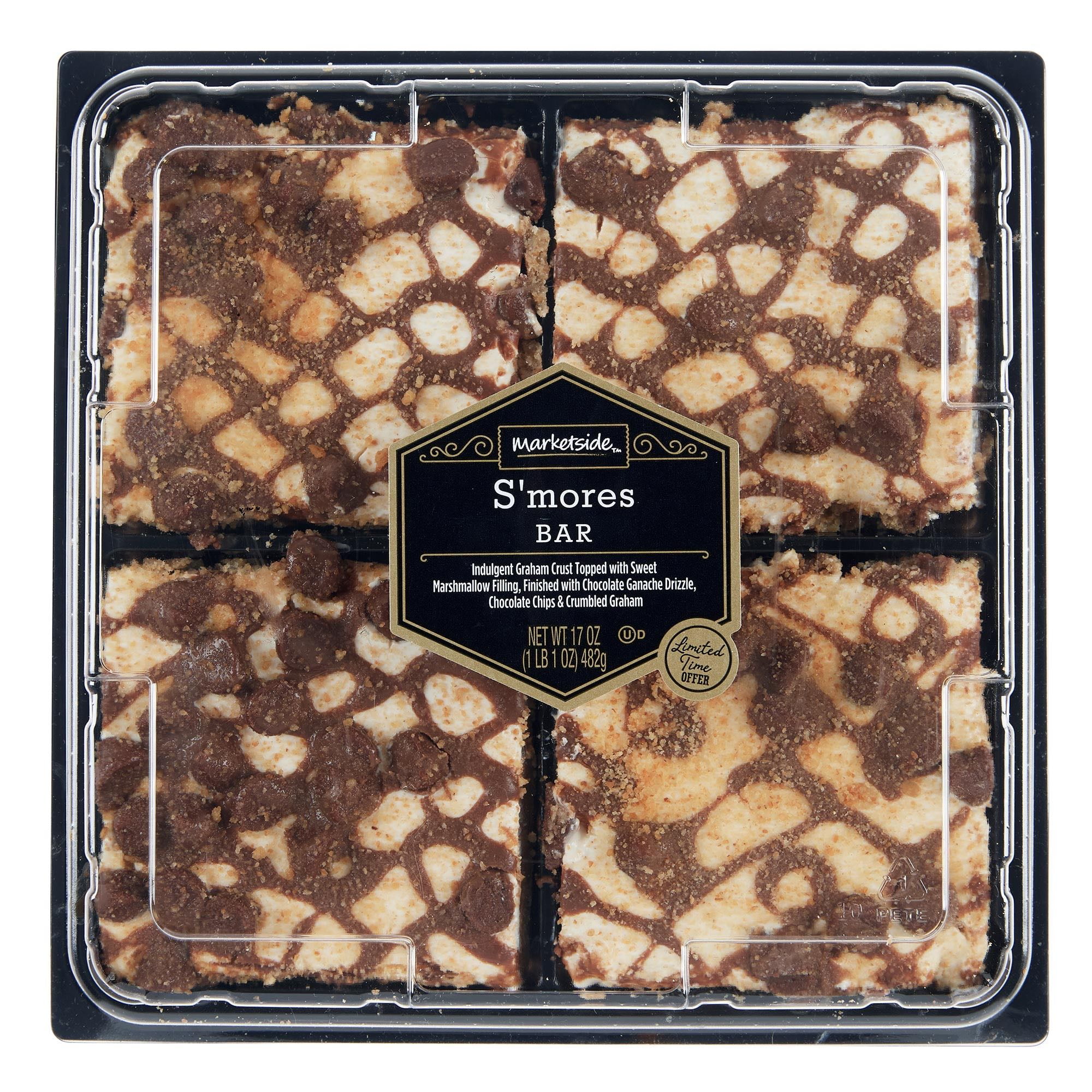 Marketside S Mores Bar 17 Oz 4 Count Walmart Com