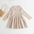 thumbnail image 4 of IROINNID Toddler Girl Dress Long Sleeve Soild Color Spring Clothes Outfits 18M, 4 of 4