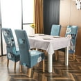 thumbnail image 2 of DYstyle Stretch Morocco Printed Large Dining Chair Covers Washable Seat Slipcovers, 2 of 4