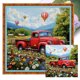 thumbnail image 1 of Kit Punto Cruz Con Flores Hilo Algodón Ecológico Bordado 11CT 40x40cm, 1 of 9