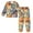 Abstract Watercolor Flower Painting, variant on Fluffy Pajamas Set Fuzzy Winter Warm Pj Sets Pullover Tops and Long Pants Purple Flowers X-Small