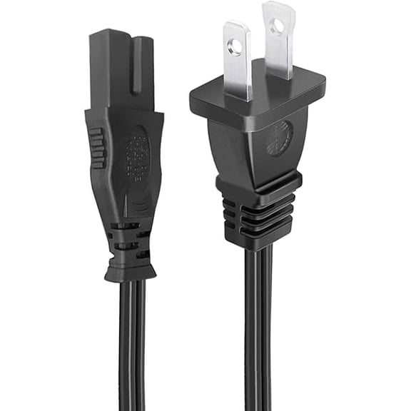can 8.2ft Power Cord for Vizio D32hn-E4 D40-D1 D24-D1 D32f-E1 D32H-C0 D32H-D1 D32hn-D0 D32hn-D1 D32X-D1 D39H-D0 TV 2 Prong Polarized AC Power Cord Cable Replacement