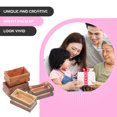 thumbnail image 3 of HOOWIFFY 4Pcs Mini Crates Rustic Color Rectangular For Miniature House Accessories, 3 of 6