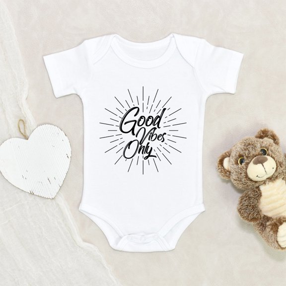 Summertime Baby Clothes - Good Vibe Baby Clothes - Cute Positivity Clothes