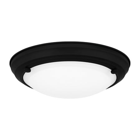 

Ashley Harbour Reese 1-Light Matte Black Flush Mount