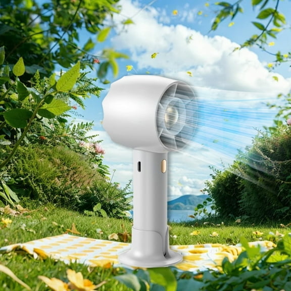 XGFHYJEH Hand Held Fan, Mini Fan Handheld, Hand Held Fan Rechargeable, Portable Folding Hand Held Cooling Fan