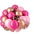 thumbnail image 1 of Pink Balloons Birthday Balloons Pink Confetti Balloons for Birthday Party Pink and Gold Balloons Pink and Gold Party Decorations Light Pink Balloons Gold Confetti Balloons Pink Confetti Balloons, 1 of 7