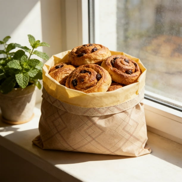 Bolsa reutilizable de pan de cera de abejas | Doble capa de almacenamiento de alimentos con hebilla de cremallera | Gran wrap fresco de 33×43cm para pan, fruta, verduras, aperitivos | Tela de cera