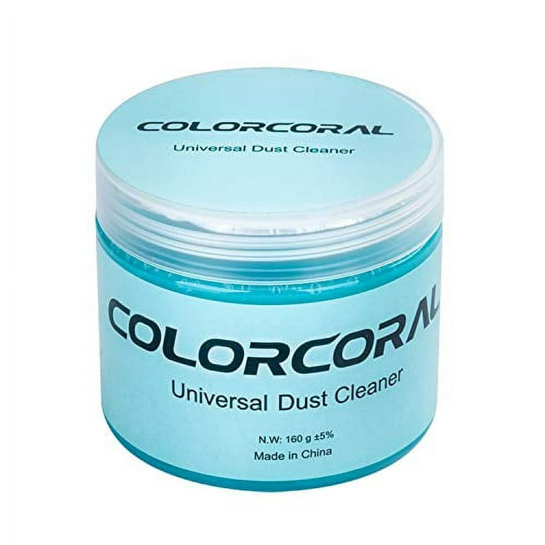 COLORCORAL 2Pack Cleaning Gel Universal Dust Cleaner for Car Vent Keyboard Cleaning  Slime Dashboard Dust Cleaning Putty Auto Dust Cleaning Kit for Computer  Cleaning and Car Detailing 