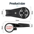 thumbnail image 2 of TT Bike Handlebar Mount for Garmin Edge 1040 1030 830 530 GPS Cycling Computer, Compatible with 22.2mm Handlebar, 2 of 5