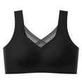 thumbnail image 5 of Lencería sin costuras de malla para mujer: camiseta deportiva sexy para yoga, con fruncido y soporte en la espalda, tirantes ajustables, material de nailon y spandex. Nota: consulte la tabla de tal, 5 of 5