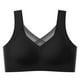 thumbnail image 5 of Lencería sin costuras de malla para mujer: camiseta deportiva sexy para yoga, con fruncido y soporte en la espalda, tirantes ajustables, material de nailon y spandex. Nota: consulte la tabla de tal, 5 of 5