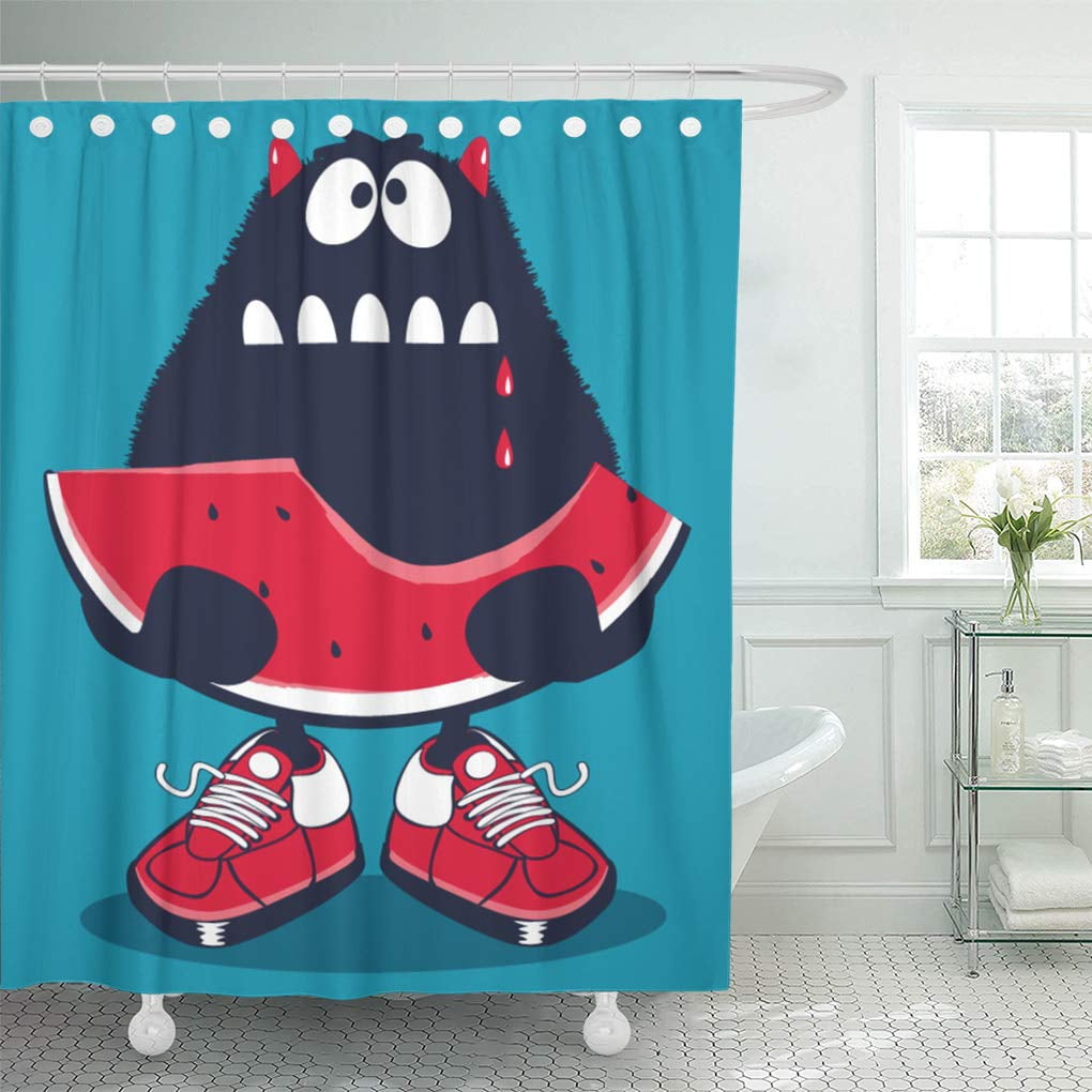 Yusdecor Fruit Summer Cute Monster Watermelon Character Funny Yusdecor Fruit Summer Cute Monster