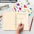thumbnail image 4 of FORMRS 1-Subject Spiral Notebook 8" x 5" College Ruled 60 Refillable Sheet A5 Hard Cover, Retro Round, 4 of 7