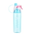 thumbnail image 3 of Huayishang Water Bottle Spray Water Bottle for Drinking Sports Water Bottle Cycling 600Ml for Cycling Running Mountaineering Hiking Gym Climbing, Kitchen Essentials Clearance Sale Blue, 3 of 9