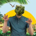 thumbnail image 5 of Máscara de dinosaurio hecha a mano, de plástico duro, con juego de pintura para niños, 5 of 5