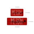 thumbnail image 6 of BOBOMOTI Set of 2 Christmas Kitchen Rugs Christmas Mats Long Strip Doormat for Floor Bathroom Living Room Doorway Christmas Decorations Clearance, 6 of 6