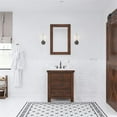 thumbnail image 2 of Water Creation Aberdeen 30" Wood Single Bathroom Vanity in Brown & White, 2 of 7