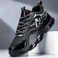thumbnail image 6 of Running Shoes for Men Chunky Fashion Sneakers Casual Sports Tennis Walking Shoes Lace up Non Slip Breathable Mesh Workout Shoes, 6 of 7