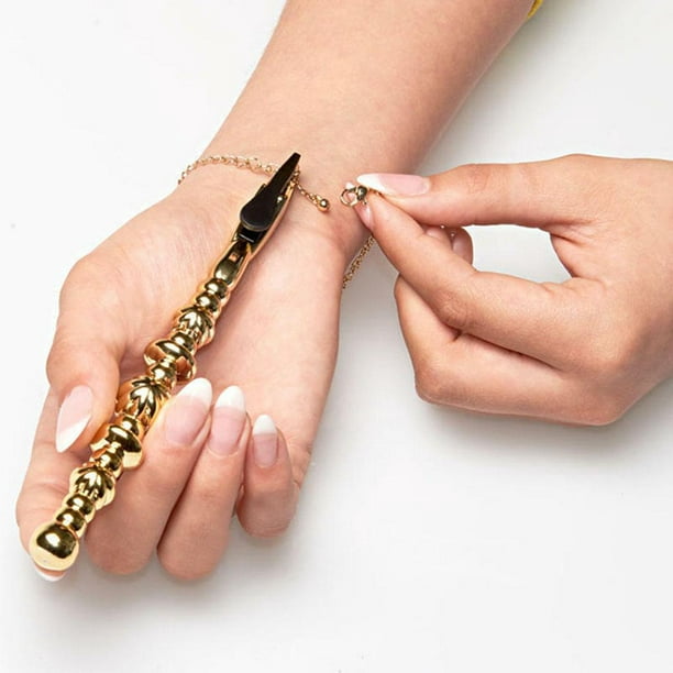 Gold Bracelet Fastener Helper - Jewelry Helper Tool - Clasp Fastener Hand