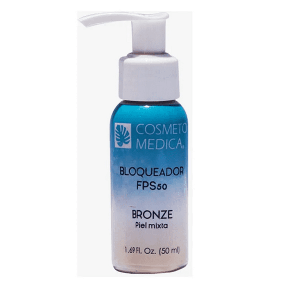 Bloqueador Solar Fps50 Con Color Bronze Para Pieles Mixta 50ml