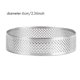 thumbnail image 2 of Anillo de Tarta de Acero Inoxidable de 16 Piezas Anillo de Mousse de Pastel Perforado Resistente 6 cm, 2 of 5