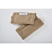 Jeep Car Seat Strap Covers 2 Pack, Plush Brown