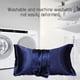 thumbnail image 5 of Fiudx Funda de Almohada de Seda Satinada, Tejido Suave y Transpirable, Superficie Lisa y Brillante, Ideal para El Cuidado Del Cabello y La Piel, Efecto Refrescante, Opciones Multicolor, Tamaño Estánd, 5 of 7