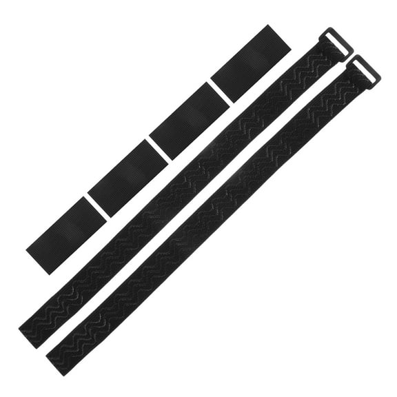 OFFIGAM 2Pcs Boot Straps for Women Black Elastic Bands with Hook and Loop Fasteners Anti Slip Boot Supports for Daily Wear